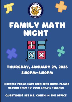Math Night 1-29-26